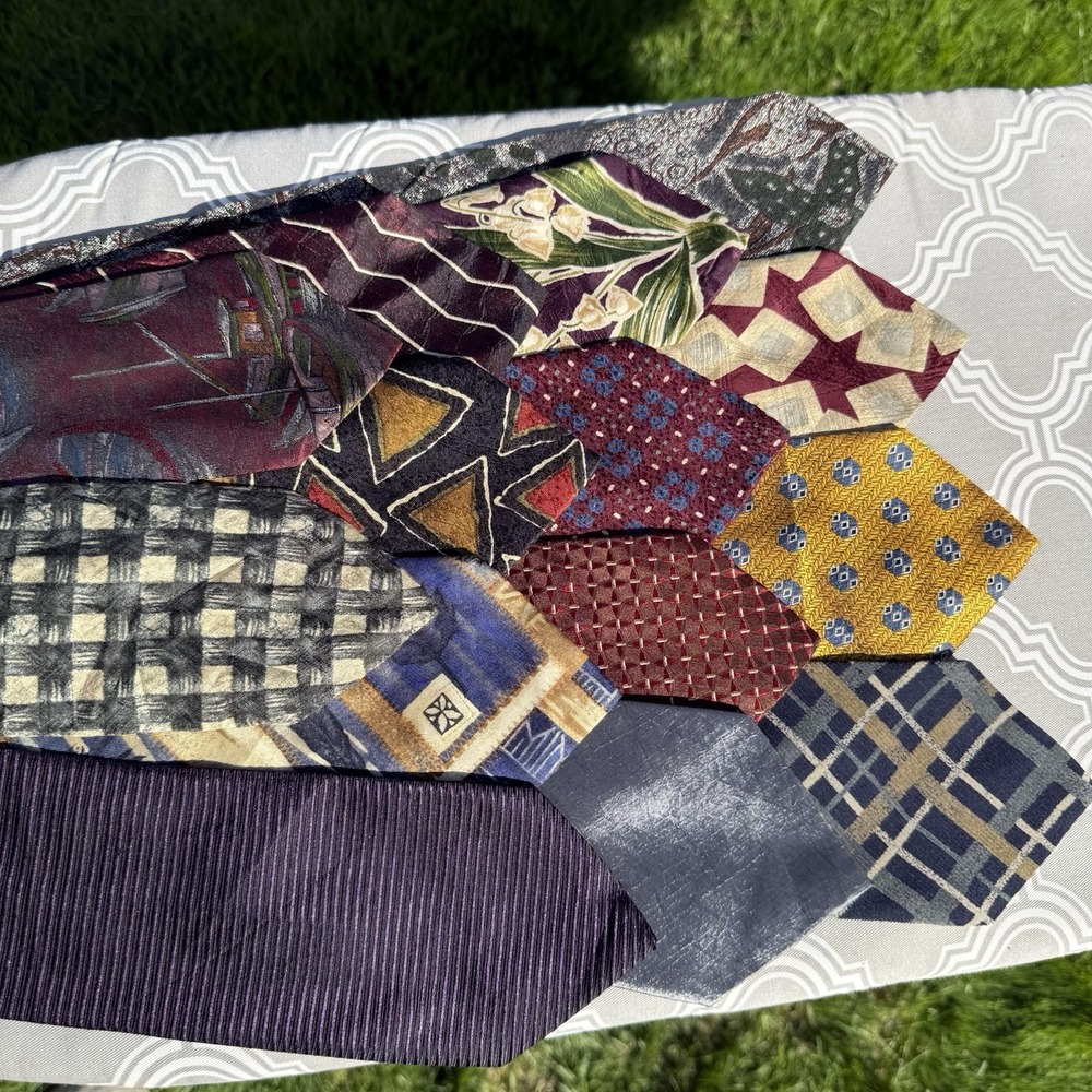 Lot Of‎ 14 Hugo Boss 100% Silk Men's Silk Ties